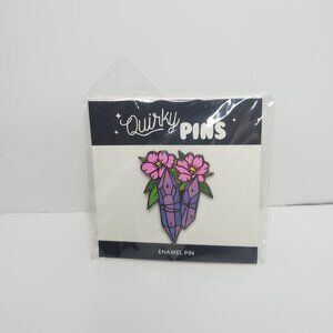 New Quirky Crate Enamel Pin